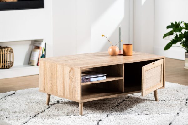 Haluta Sedona Salontafel - 100 x 60 x 46 cm - Naturel - Afbeelding 2