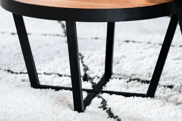 Haluta Acacia Salontafel - Set van 2 - Bruin - Afbeelding 3