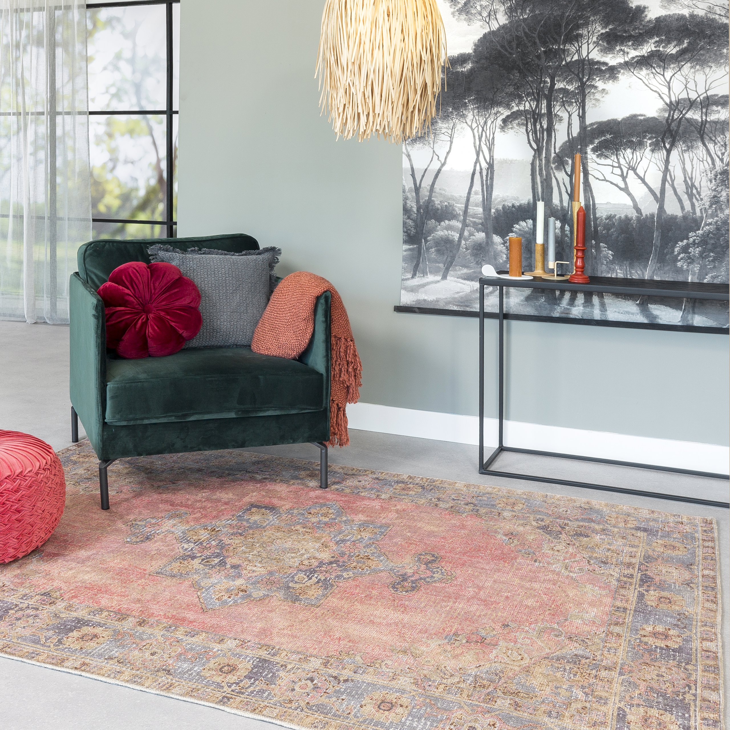 Haluta Karpet | 200 x 300 | Roze - Afbeelding 2