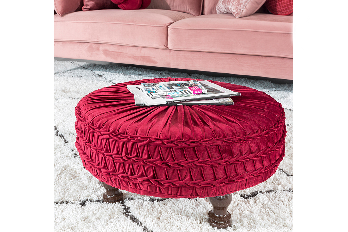 Haluta Poef - 60 x 60 - P231 Roest