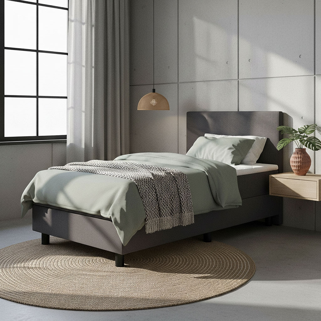 Haluta - Complete 1-persoons Boxspring - 90 x 200 cm