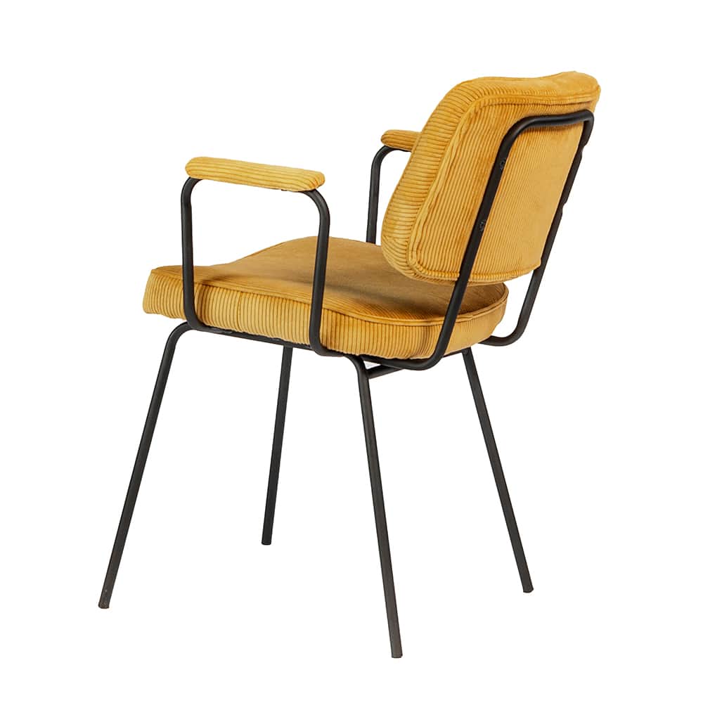 Haluta Eetkamerstoel Niels – Geel – €149,50 p.s – Set van 2 - Afbeelding 5