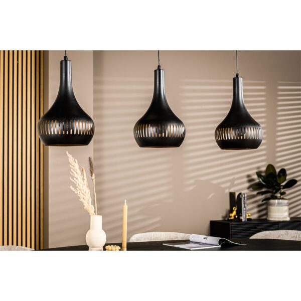 Haluta Hanglamp Lucia - 3-lichts - Zwart - Afbeelding 4