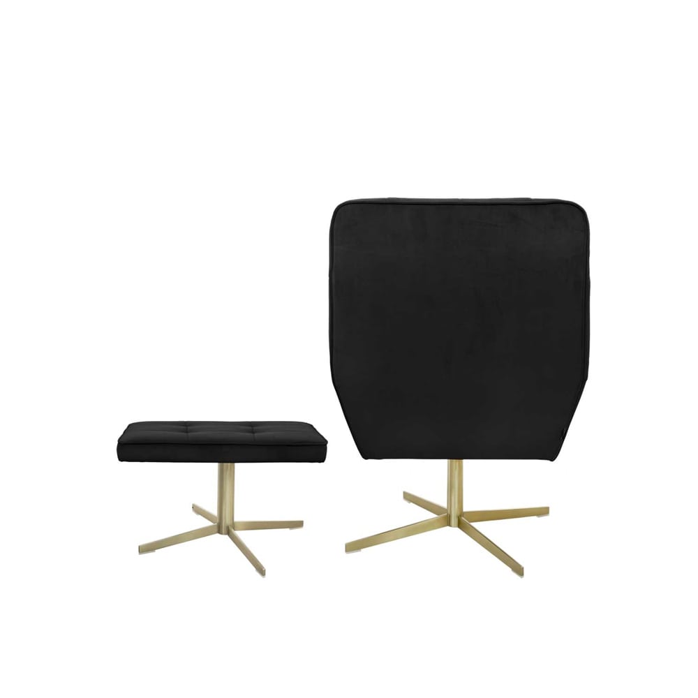 Riverdale - Fauteuil Maylin Swivel - Zwart - Afbeelding 2