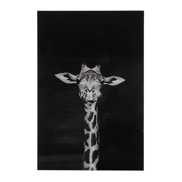 Glasschilderij - Giraffe Makela - 120 x 80 cm