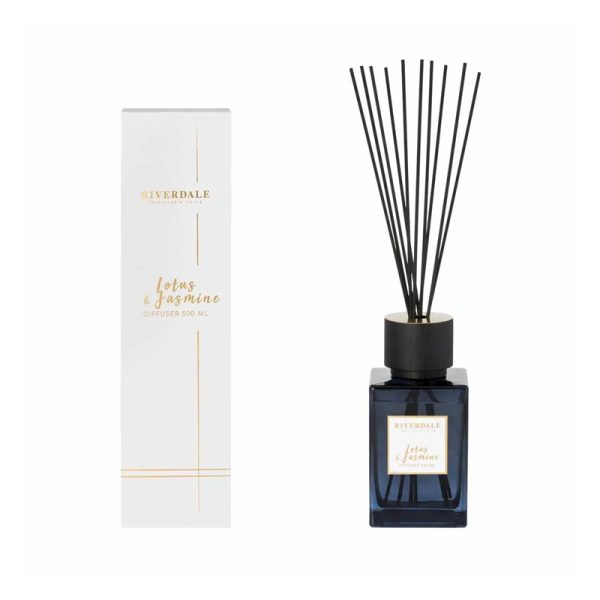 Riverdale - Geurstokjes Deluxe - Wit - 500ml