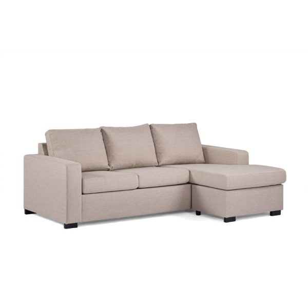 Haluta - Hoekbank Lionel - 215 x 143 x 80 cm - Beige - Afbeelding 4