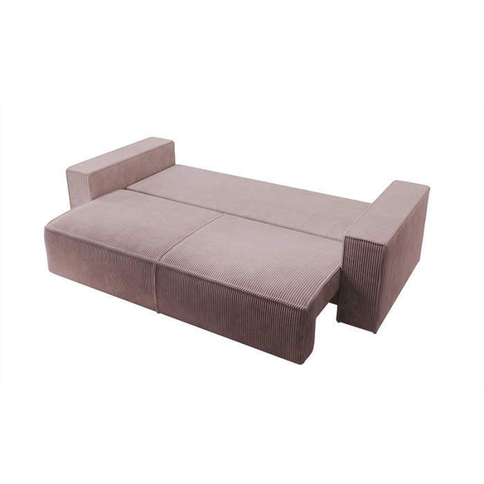 Haluta bank in ribstof roze met strakke armleuningen en bijpassende kussens - slaapfunctie.jpg