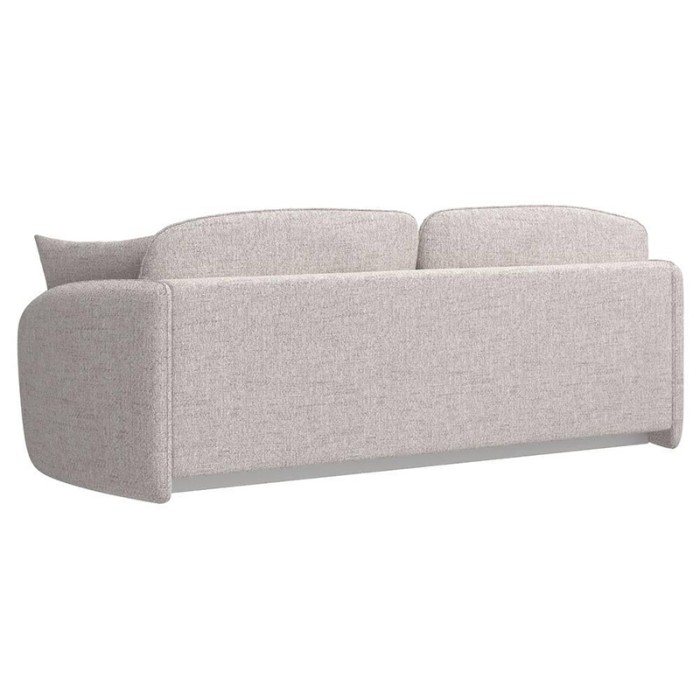 Haluta 3-zits bank in lichtgrijze stof met afgeronde vormen en losse kussens 1.jpg