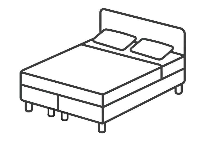2-persoons boxspring