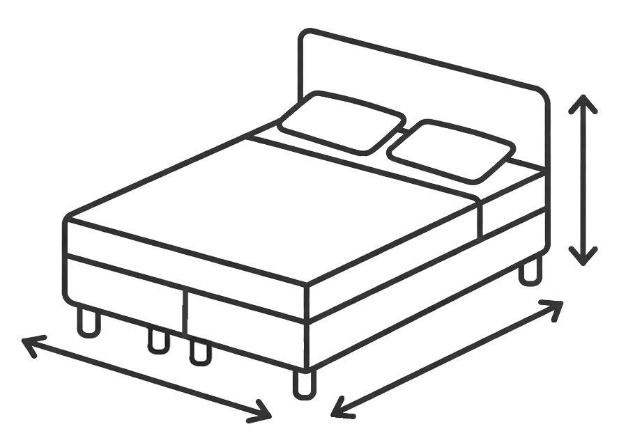 Complete boxspring op maat