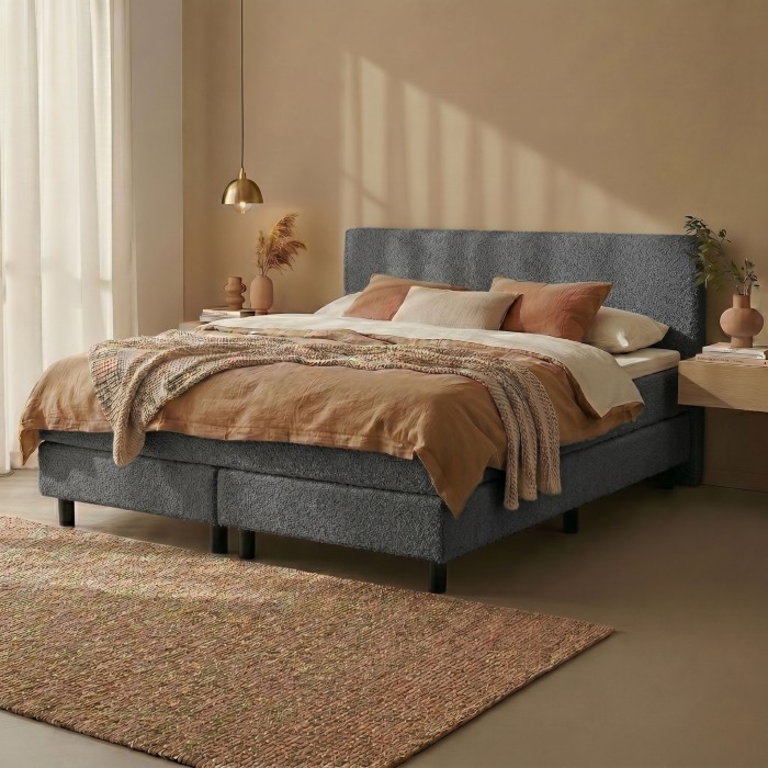 Haluta - Complete Boxspring Teddy - 140 x 200 cm