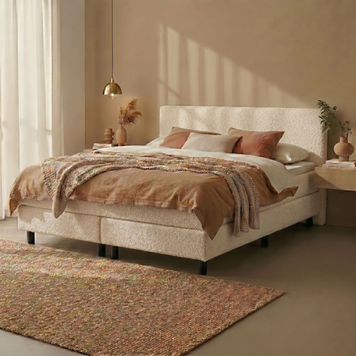 Haluta - Complete Boxspring Teddy - 160 x 200 cm